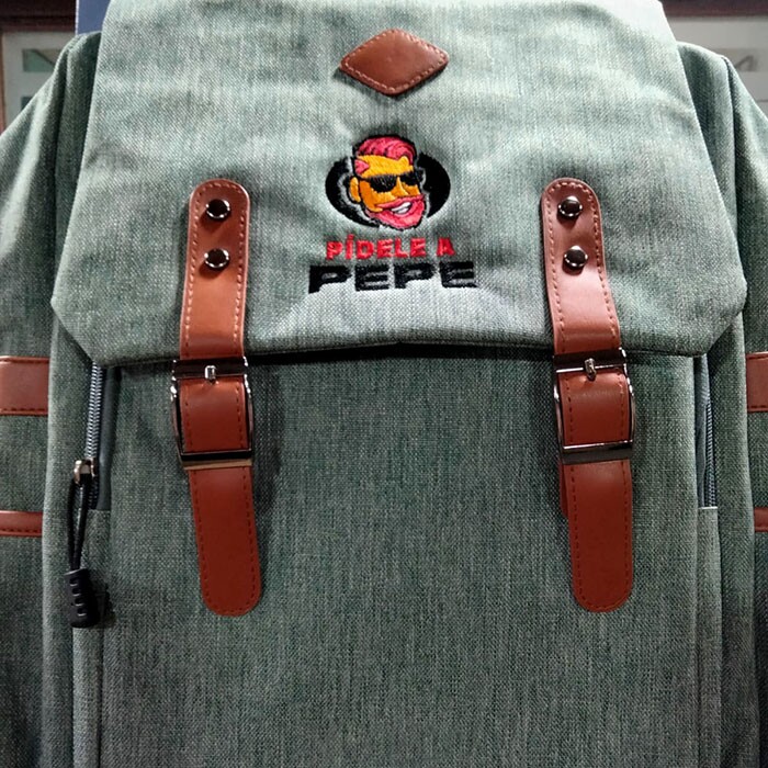 Maquila de bordado para mochilas